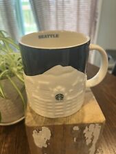 2012 STARBUCKS COFFEE MUG SEATTLE 3D Relief COLLECTOR SERIES 16oz-MINT picture