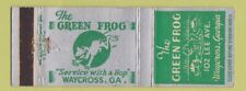 Matchbook Cover - Green Frog Waycross GA picture