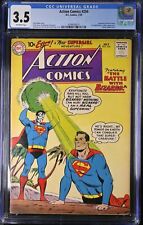 Action Comics #254 CGC VG- 3.5 Off White 1st Meeting of Bizarro and Superman picture