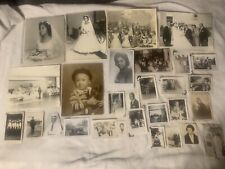 Vintage 1930s Photo African American Black Family Man Woman Children picture