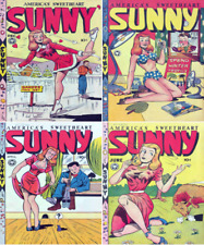 1947 - 1948 Sunny Sunny, America's Sweetheart PDF Comics - 4 eBooks on CD picture