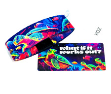 ZOX **WHAT IF IT WORKS OUT?** Silver Large Wristband w/Card TURTLES picture