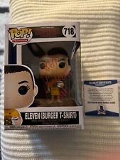 Millie Bobby Brown Autographed Funko Pop 718 Eleven w/Burger T-Shirt with COA picture