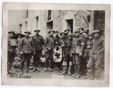 1918 33rd Division 129th Infantry Major Lord and Staff Cousenvoye France Photo picture