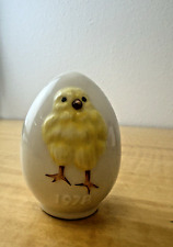Goebel Easter Egg/Chick With Gold Pedestal Collector West Germany Vintage 1978 picture
