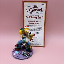 The Simpsons, Misadventures of Homer: “All Strung Out ” Hamilton Collection COA picture