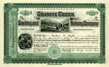 Granite Creek Smelting and Refining Co. - Stock Certificate - Mining Stocks picture