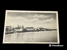 View Of Mystic River Mystic CT  Vintage Postcard RPPC picture