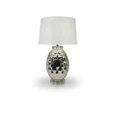 Metal Glass table lamp, pineapple, shape glass chrome, 30.5
