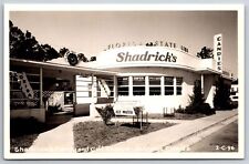 Jennings~Close~Shadrick Art Deco Candy Store~State Line @ Lake Park Georgia~RPPC picture