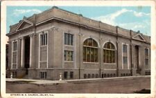 Vintage Postcard Joliet IL Illinois Methodist Episcopal Church            P-513  picture