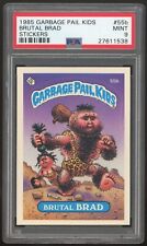 1985 Topps Garbage Pail Kids 2nd Series #55b Brutal Brad PSA 9 MINT Os2 MATTE picture