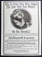 Vintage Magazine Ad 1908 Auto Strop Safety Razor Co Santa has Shaved  picture