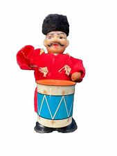 Vintage 1950s Russian Soilder Band Major Linemar Marx Wind-Up Toy Tin WORKS READ picture
