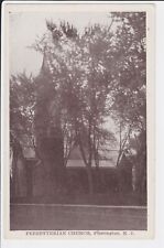 Flemington New Jersey Presbyterian Church tree outdoor NJ view Postcard UNPOSTED picture