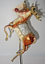 Larry Fraga NOSE SO BRIGHT Rudolph Red Nosed Reindeer Christmas Ornament w/ Tag picture