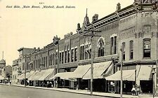 c1910 Printed Postcard; East Side Main Street, Mitchell SD Davison County Posted picture