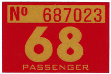 1968 WASHINGTON Vinyl Sticker Decal -CAR/Passenger License Plate Reg.TAB TAG-New picture