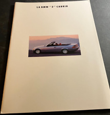 1993 BMW 3 Series Convertible - Vintage Original 34-page Brochure - ITALIAN picture