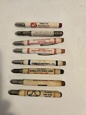 Vtg Bullet Pencils Advertising Lot Of 8 picture