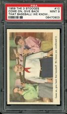 1959 Three Stooges #10 Come On, Give Back That Baseball... PSA 9 EB324 picture