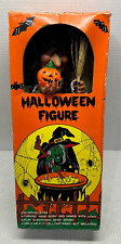 Vintage Halloween SANCHO 1989 Battery Operated Witch Light Sound Motion picture