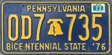 1972 EXPIRED Pennsylvania License Plate  picture