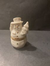 Lenox Treasure Holder Snowman Figurine Brand New Great Gift picture