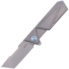Kubey Knife Avenger Frame Lock Gray Titanium, Bead Blasted 14C28N (KB209A) picture