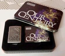VTG 1999 OUR CENTURY LAST ZIPPO COLLECTIBLE OF CENTURY ZIPPO LIGHTER picture