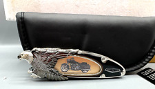 Franklin Mint   1990 Road King Harley Davidson Pocket Knife NIB with COA picture