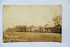 Post Card Photo Kipton Ohio 1919 Businesses picture