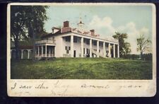 VTG Postcard 1906 Antique, The Mansion, Mt. Vernon Mount Vernon, VA Virginia picture
