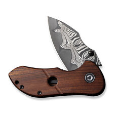Civivi Knives Gordo Liner Lock C22018C-DS1 Guibourtia Wood Damascus Pocket Knife picture