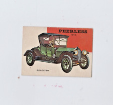 World on Wheels Topps 1954 Vintage Trading Card #76 1913 Peerless Automobile picture