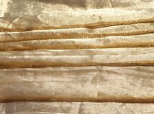 Rare Never Used French Antique Gold Metallic Lamé Fabric~L-38