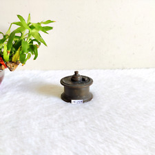 1920s Vintage Original Old Brass Inkwell Inkpot Office Decorative Collectibles picture