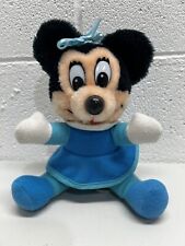 Vintage Disney Mickey's Christmas Carol Minnie Mouse 7” Plush Stuffed Animal P4 picture