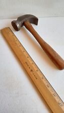ANTIQUE CRISPIN WHITCHER NO.2 WAFFLE FACE RED LABEL COBBLER HAMMER L@@K picture