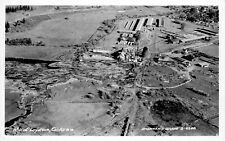 AERIAL VIEW, LUMBER MILL AT LOYALTON,  CALIFORNIA RPPC VINTAGE POSTCARD (SV 533) picture