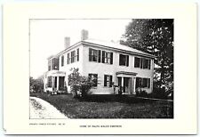 c1900 HOME OF RALPH WALDO EMERSON BROWN'S FAMOUS PICTURES 8 X 5.5 PRINT Z5554 picture