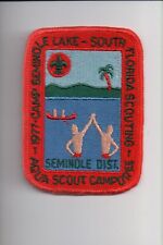 1977 Camp Seminole patch picture