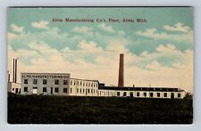 Alma MI-Michigan, Alma Manufacturing Co's Plant, Antique, Vintage Postcard picture