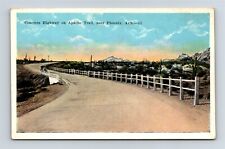Postcard AZ Phoenix Arizona Concrete Highway on Apache Trail c1920s B44 picture