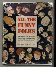 All the Funny Folks #0D w/ dust jacket GD 2.0 1926 picture