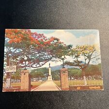Trinidad Tobago Memorial Park Postcard Old Vintage Card Souvenir Postal PC picture