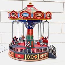 Lemax Sky Swing Holiday Village Carnival Midway Ride Animated Lights Sound 84379 picture