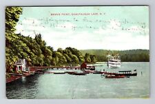 Chautauqua NY-New York, Chautauqua Lake, Bemus Pt., Antique Vintage Postcard picture