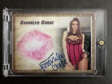2022 Collectors Expo Model Brooklyn Chase Autographed Kiss Card picture
