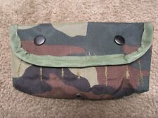 US Military Style Shotgun Shell Pouch 12ga Woodland Camouflage M81 Nylon 12rd picture